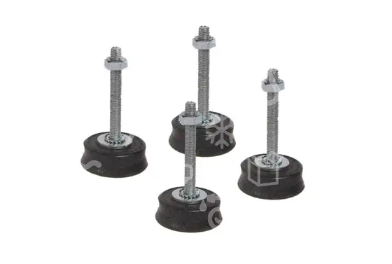 silenbloky - sada, d = 48/36 mm x H = 20 mm, M8 x 47 mm, M = 90 kg